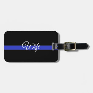 Thin Blue Line: Politievrouw Bagagelabel