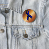 Thin Blue Line Ronde Button 5,7 Cm (In situ)