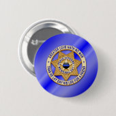 Thin Blue Line Ronde Button 5,7 Cm (Voorkant /achterkant)