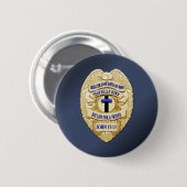 Thin Blue Line Ronde Button 5,7 Cm (Voorkant /achterkant)