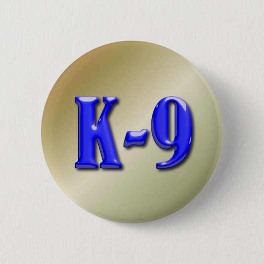 Thin Blue Line Ronde Button 5,7 Cm (Voorkant)