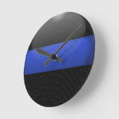 Thin Blue Line Ronde Klok (Hoek)