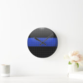 Thin Blue Line Ronde Klok (Huis)