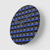 Thin Blue Line Ronde Klok (Hoek)