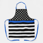 Thin Blue Line Schort (Voorkant)