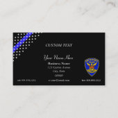 Thin Blue Line SFPD Visitekaartje (Voorkant)