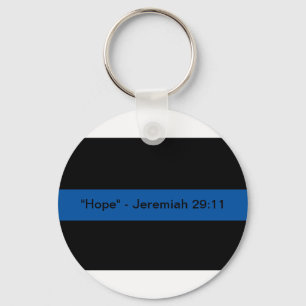 Thin Blue Line Sleutelhanger