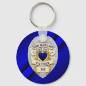 Thin Blue Line Sleutelhanger (Voorkant)