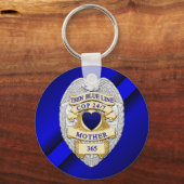 Thin Blue Line Sleutelhanger (Achterkant)