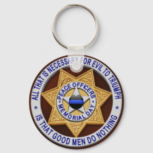 Thin Blue Line Sleutelhanger