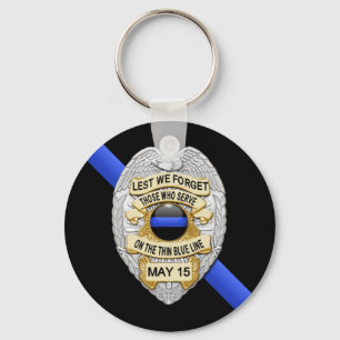 Thin Blue Line Sleutelhanger