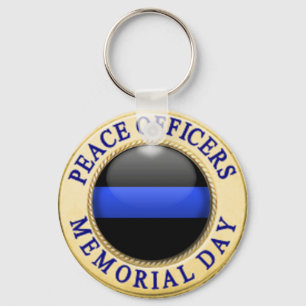 Thin Blue Line Sleutelhanger