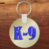 Thin Blue Line Sleutelhanger (Achterkant)