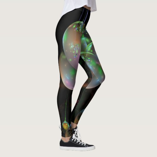 Thin Blue Line - Space Bubbles Leggings (Rechts)