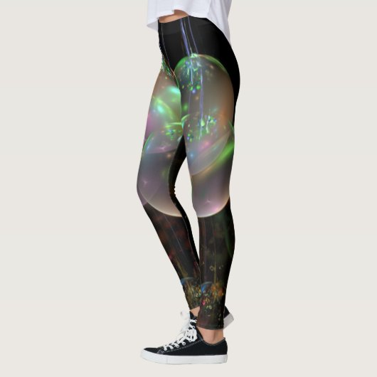Thin Blue Line - Space Bubbles Leggings (Links)