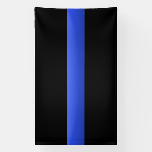 Thin Blue Line Spandoek (Verticaal)