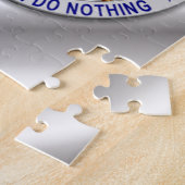 Thin Blue Line Star Badge Legpuzzel (Zijkant)