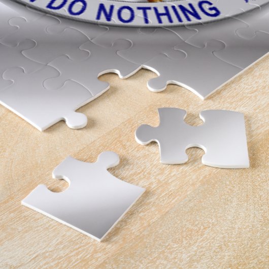 Thin Blue Line Star Badge Legpuzzel (Zijkant)