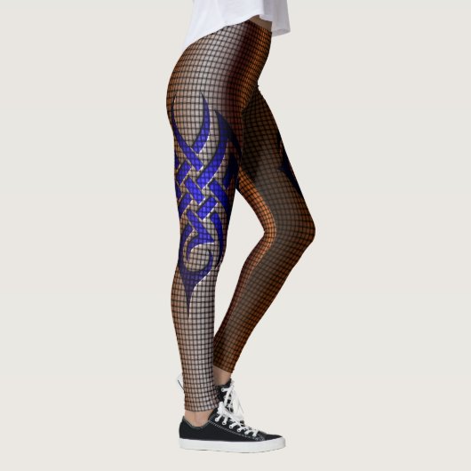 Thin Blue Line - Starburst Leggings (Rechts)