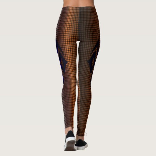 Thin Blue Line - Starburst Leggings (Achterkant)
