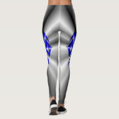 Thin Blue Line - Starburst Leggings (Achterkant)