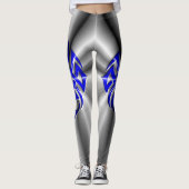 Thin Blue Line - Starburst Leggings (Voorkant)
