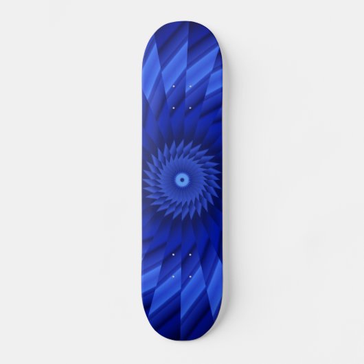 Thin Blue Line Starburst Skateboard (Voorkant)