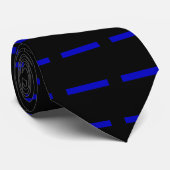Thin Blue Line Stropdas (Opgerold)