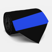 Thin Blue Line Stropdas (Opgerold)