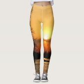 Thin Blue Line - Sunrise op Millwood Leggings (Voorkant)