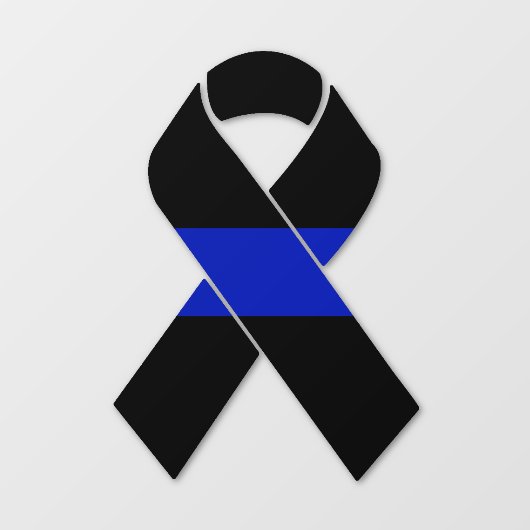 Thin Blue Line Supporter Window Cling Raamsticker (Vel)