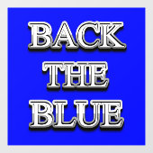 Thin Blue Line Supporter Window Cling Raamsticker (Vel)