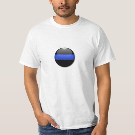 Thin Blue Line T-shirt (Voorkant)