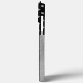 Thin Blue Line Tattered Distress Flag Hoesje-Mate Case-Mate iPhone Case (Achterkant / Links)