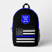 [Thin Blue Line] Terug naar de Blue Police Rugzak (Voorkant)