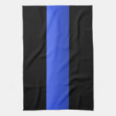 Thin Blue Line Theedoek (Verticaal)