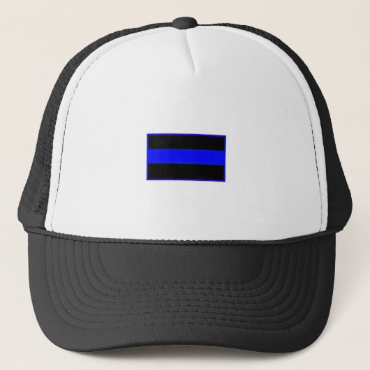 Thin Blue Line Trucker Hat Trucker Pet (Voorkant)