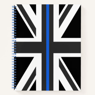 Thin Blue Line UK vlag Notitieboek