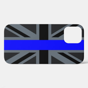 Thin Blue Line Union-aansluiting iPhone 12 Hoesje
