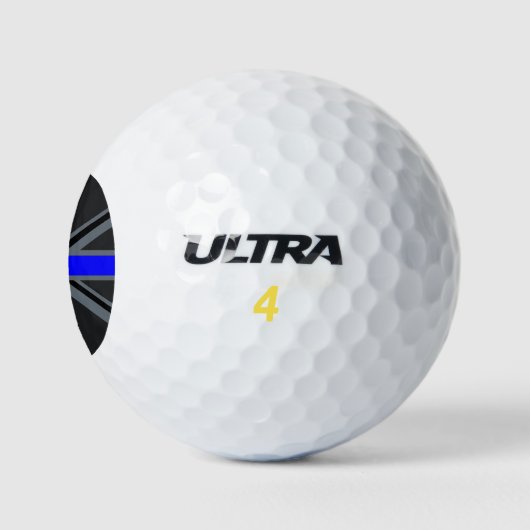 Thin Blue Line Union-aansluiting Golfballen (Logo)