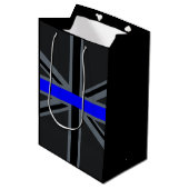 Thin Blue Line Union-aansluiting Medium Cadeauzakje (Voorkant Gekanteld)
