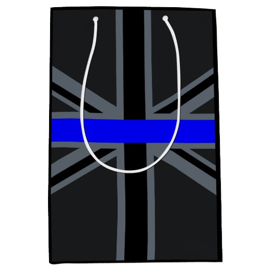 Thin Blue Line Union-aansluiting Medium Cadeauzakje (Voorkant)
