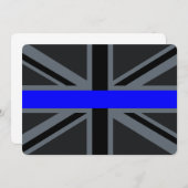 Thin Blue Line Union Jack Graphic (Voorkant / Achterkant)