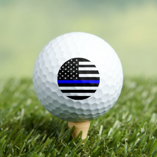 Thin Blue Line US-vlag Golfballen (Insitu Shirt)