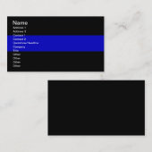 Thin Blue Line Visitekaartje (Voorkant / Achterkant)