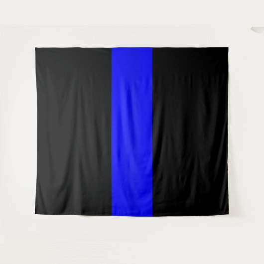 Thin Blue Line Wandkleed (Voorkant (horizontaal))