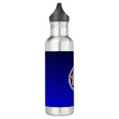 Thin Blue Line Waterfles (Links)