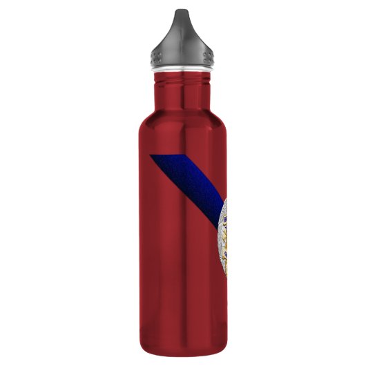 Thin Blue Line Waterfles (Links)