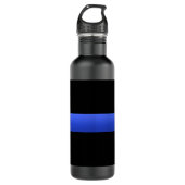 Thin Blue Line Waterfles (Voorkant)