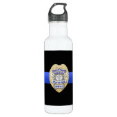 Thin Blue Line Waterfles (Voorkant)